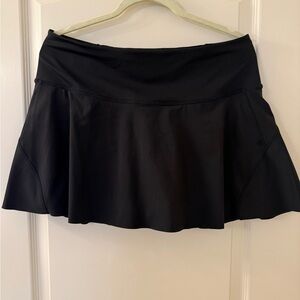 Athleta Ace Black Tennis Skort 13.5 With Pockets.